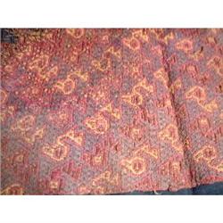 Inca large textile fragment with llamas #948101