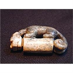 Ming period jade carving dragon #948123