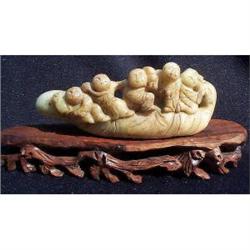 Antique Chinese jade carving #948132