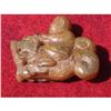 Image 1 : Ming period celadon jade carving in shape of a #948298