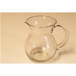 Handblown Etched Crystal Creamer #964149