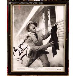 Jerry Lewis, Signed and Framed, B&W Studio #964193