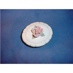 Bowl, porcelain oval bowl and lid #964221