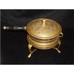 Antique 5 Piece Brass EGYPTIAN REVIVAL Chafing #964230