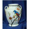 Image 1 : Hand-Painted  Noritake Porcelain  Parrot Vase. #964254