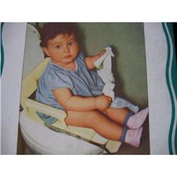 Vintage Puzzle: Child on Potty Chair, Boxed #964301