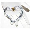 Image 1 : Whimsical Vintage Signed LD Silver Heart Brooch #964348