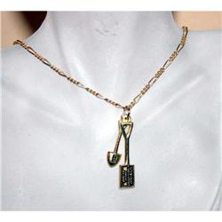 Vintage Crystal Cathedral Necklace #964351