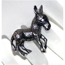 Unique Vintage Signed Hobe Donkey Brooch #964352