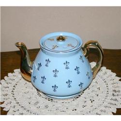 Vintage Cadet Blue Philadelphia Hall Teapot #964357