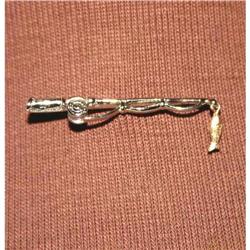 Unique Vintage Avon Fishing Pole Brooch #964376