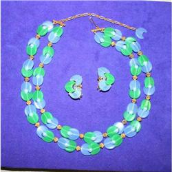 Rare Signed Pakula Necklace & Earrings #964383