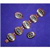 Art Moderne Copper/Silver Bracelet/Earrings #964385