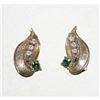 Unique Vintage Rhinestone Earrings  #964396