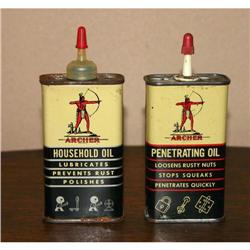  Vintage Advertising Archer Petroleum Tins #964406