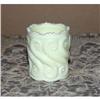 Pale Yellow Opaque Glass Toothpick Holder #964416