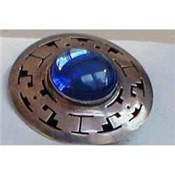 MEXICAN STERLING  PIN, ART DECO,Signed JLA 1935 #964420