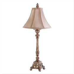 Baroque Gold Foil Lamp with Shade #964457