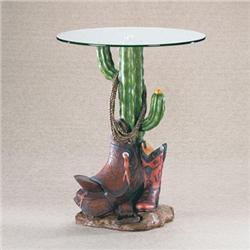 Cactus Skull with Glass Tabletop  #964462