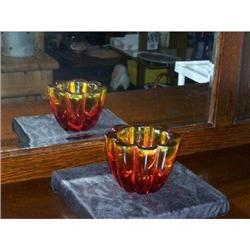 Vintage Amberina  3.5" Vase or Cup #964464