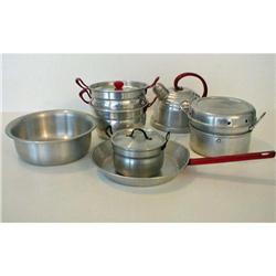 c.1950's MINIATURE 12-PIECE POTS & PANS #964469