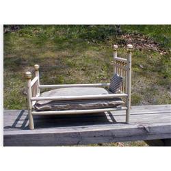 1880-1920 ADORABLE DOLL BED W/ORIGINAL BRASS #964475