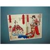 Image 1 : TOYOKUNI c. 1860 JAPANESE WOOD BLOCK PRINT #964477