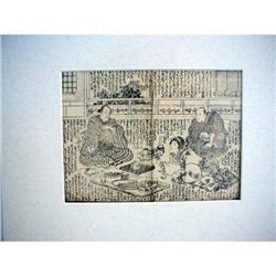 c. 1860 JAPANESE WOODBLOCK BY KUNISADA #964484