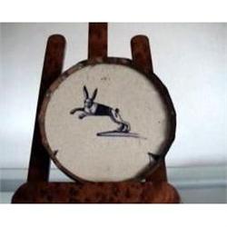 Georgian Tile in copper frame #964517