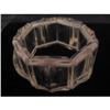Clear Lucite Strechy Square Bracelet #964602