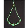 Turquoise and Silver Lucite Necklace #964616
