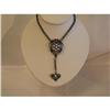 Victorian-Inspired Pewter Dangling Necklace #964619