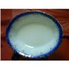 19th Century Flow Blue Vegetable Bowl #964720