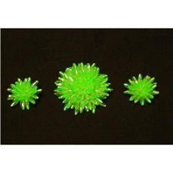 Retro Plastic Brooch/Earring Parure #977715