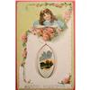 Image 1 : Easter Postcard - Child & Roses #977765