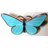 Image 1 : Enamelled Butterfly Pin #977811