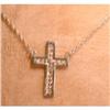 Image 1 : Sterling Cross with Chain #977819