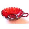 Image 1 : Ruby Red "Oyster & Pearl" Nappy Dish #977846