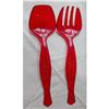 Image 1 : Ruby Salad Fork & Spoon Plastic to match Ruby #977847