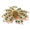 Image 1 : Exquisite Green Rhinestone Brooch #977862