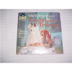 Walt Disney's Lady and the Tramp book & record #977887