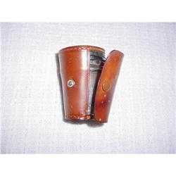 silver shot holders in a leather case #977889