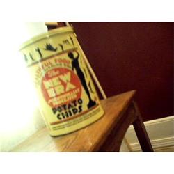 potato chip tin #977938