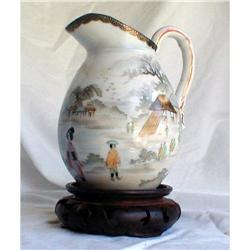 JAPANESE IMARI KUTANI CREAM PITCHER. 19th #977961