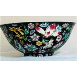 FAMILLE NOIR BOWL,CHINESE EXPORT #977966