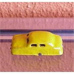 Portuguese Tin Yellow Car Marked #977972