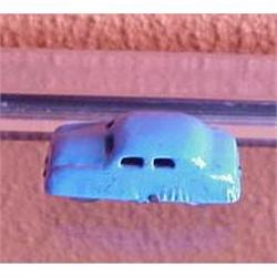 Portuguese Tin Blue Car Marked #977973
