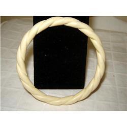 ANTIQUE CELLULOID/FRENCH IVORY CARVED ROPE #977993
