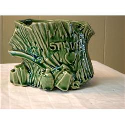 Vintage McCoy Pottery Stump Planter..excond. #978001