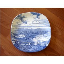 VINTAGE J.G. MEAKIN SQ.NIAGARA FALLS PLATE #978010